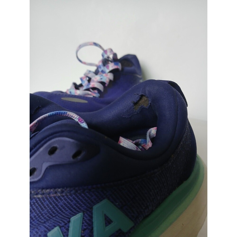 HOKA One One Running Shoes Women's Blue Purple Turquoise Athletic Sneakers - Picture 5 of 10